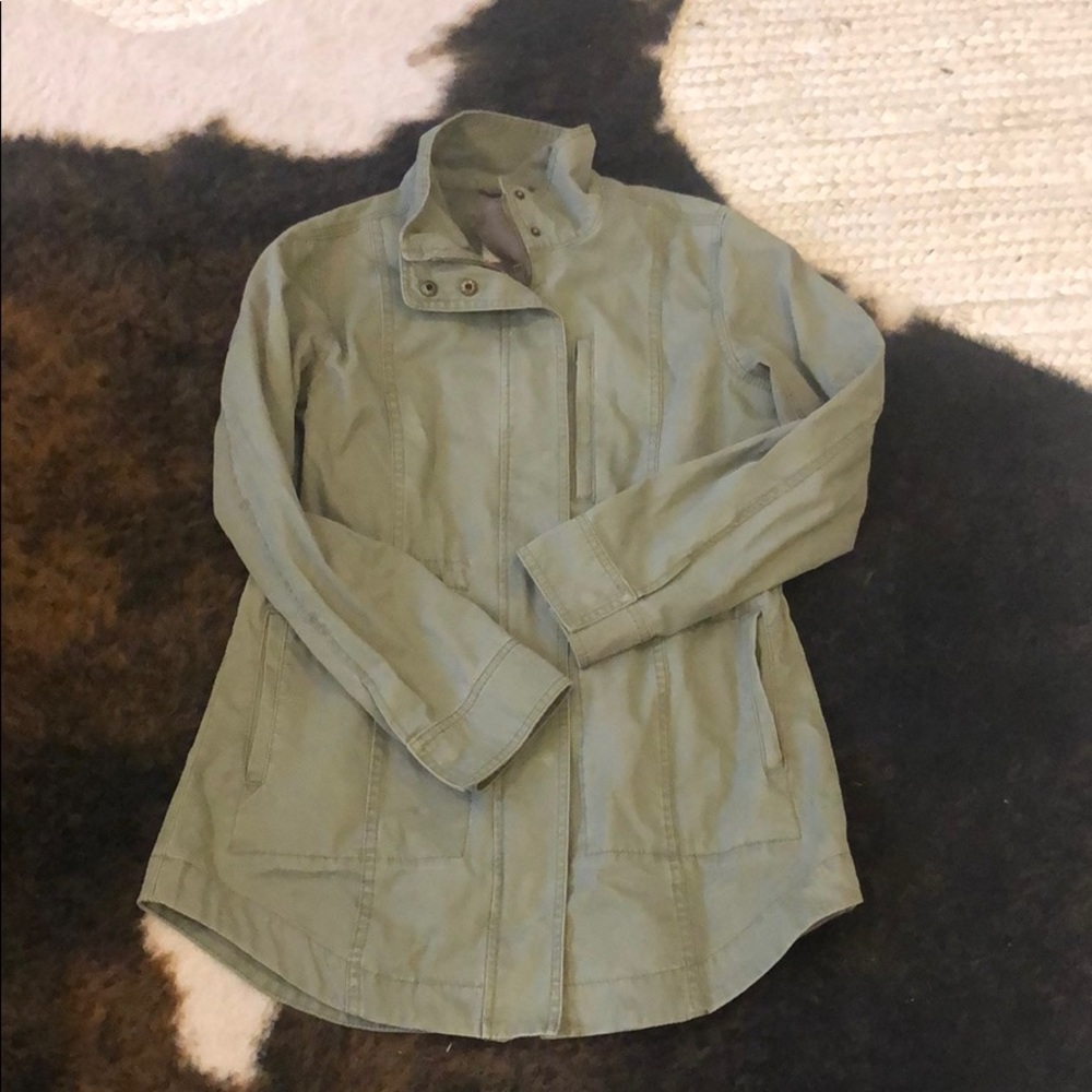 Women’s Green Canvas Jacket